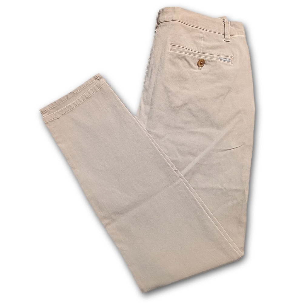 Bonobos Mens 32x32 Pants Slim Taper Khaki Chino Breathable Stretch Pockets